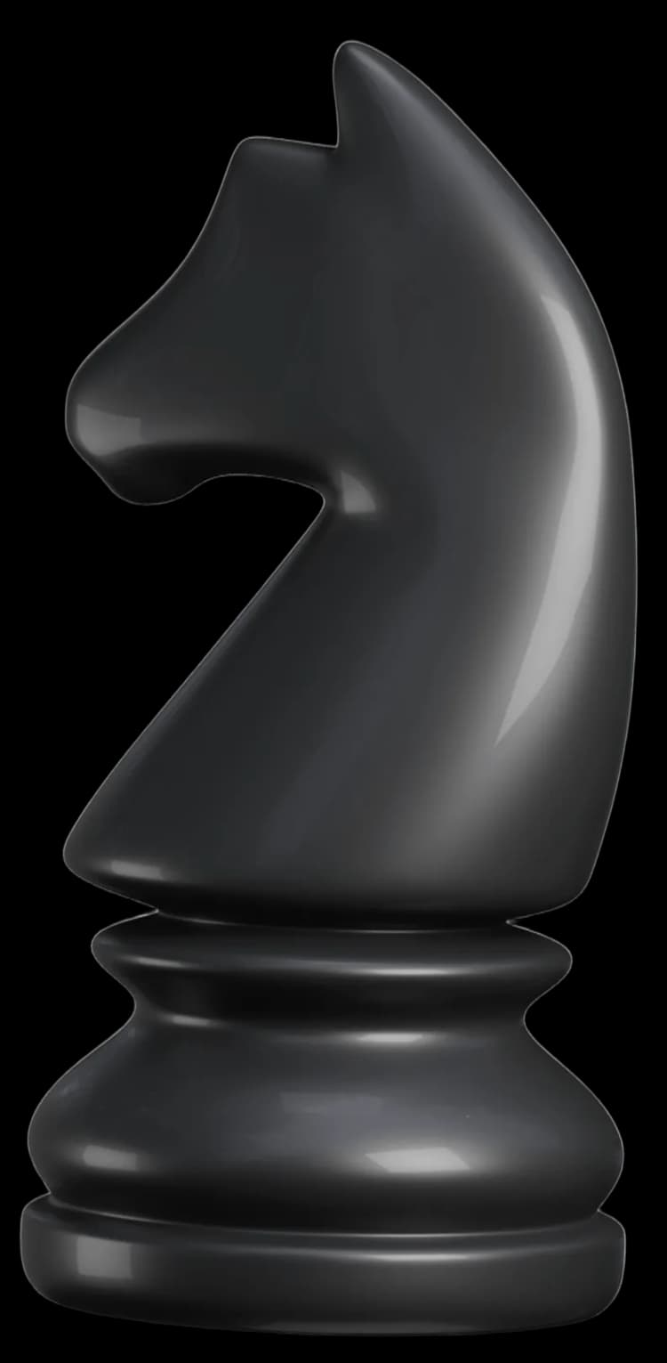 Chess piece representing strategic momentum